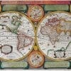 Boisseau World Map 1646 Antique Map