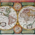 Boisseau World Map 1646 Antique Map