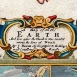 The World in 1681 Antique Map