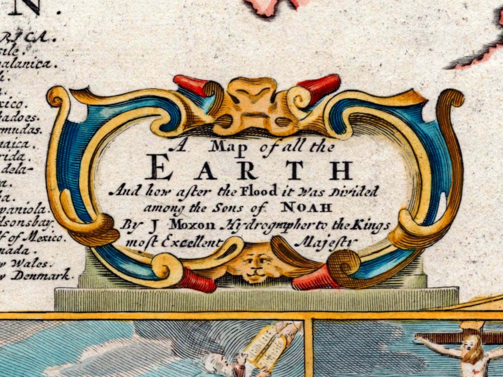 The World in 1681 Old World Prints