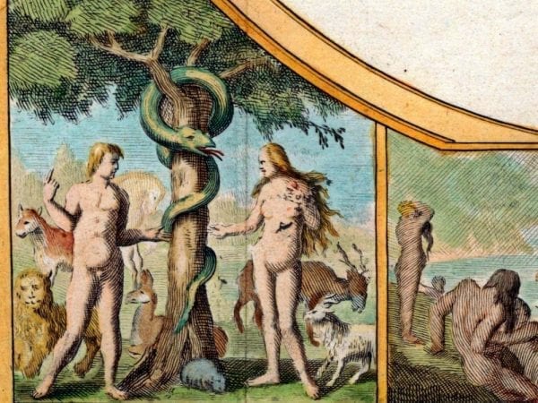 The World in 1681 Antique Map