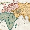 The World in 1681 Antique Map