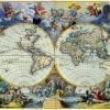 De Ram World Map 1683 Antique Map