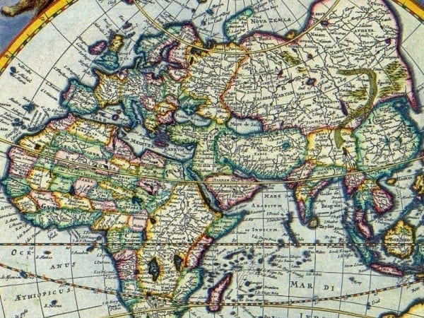 De Ram World Map 1683 Antique Map