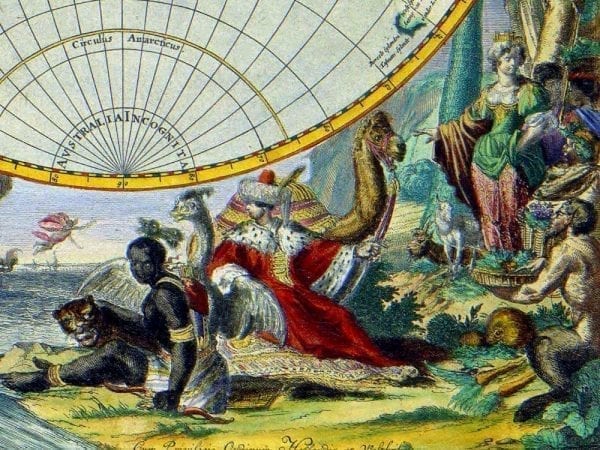 De Ram World Map 1683 Antique Map