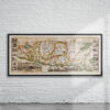 Vintage Map of Holy Land 1828 Antique Map