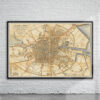Vintage Map of Dublin 1824