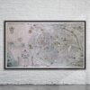 Vintage Map of Bruges 1562 Antique Map