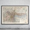 Vintage Map of Shanghai 1935 Antique Map