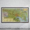 Vintage Railway Map of Baltimore 1910 Antique Map