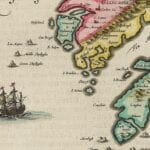 Vintage Map of Munster 1665