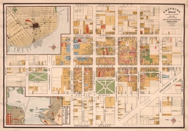 San Francisco Antique Map