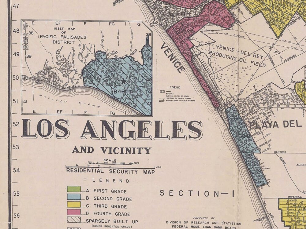 Vintage Los Angeles Map - Map Of Counties Around London